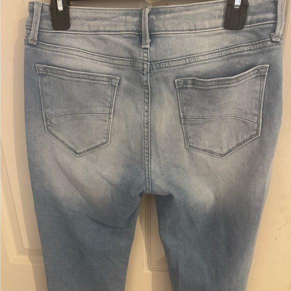 Driftwood Women's Cropped Jeans Size 28 Blue Candace Mid Waist Straight Hem Leg - Picture 7 of 12